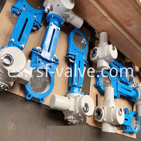 Electric Actuator Knife Gate Valve